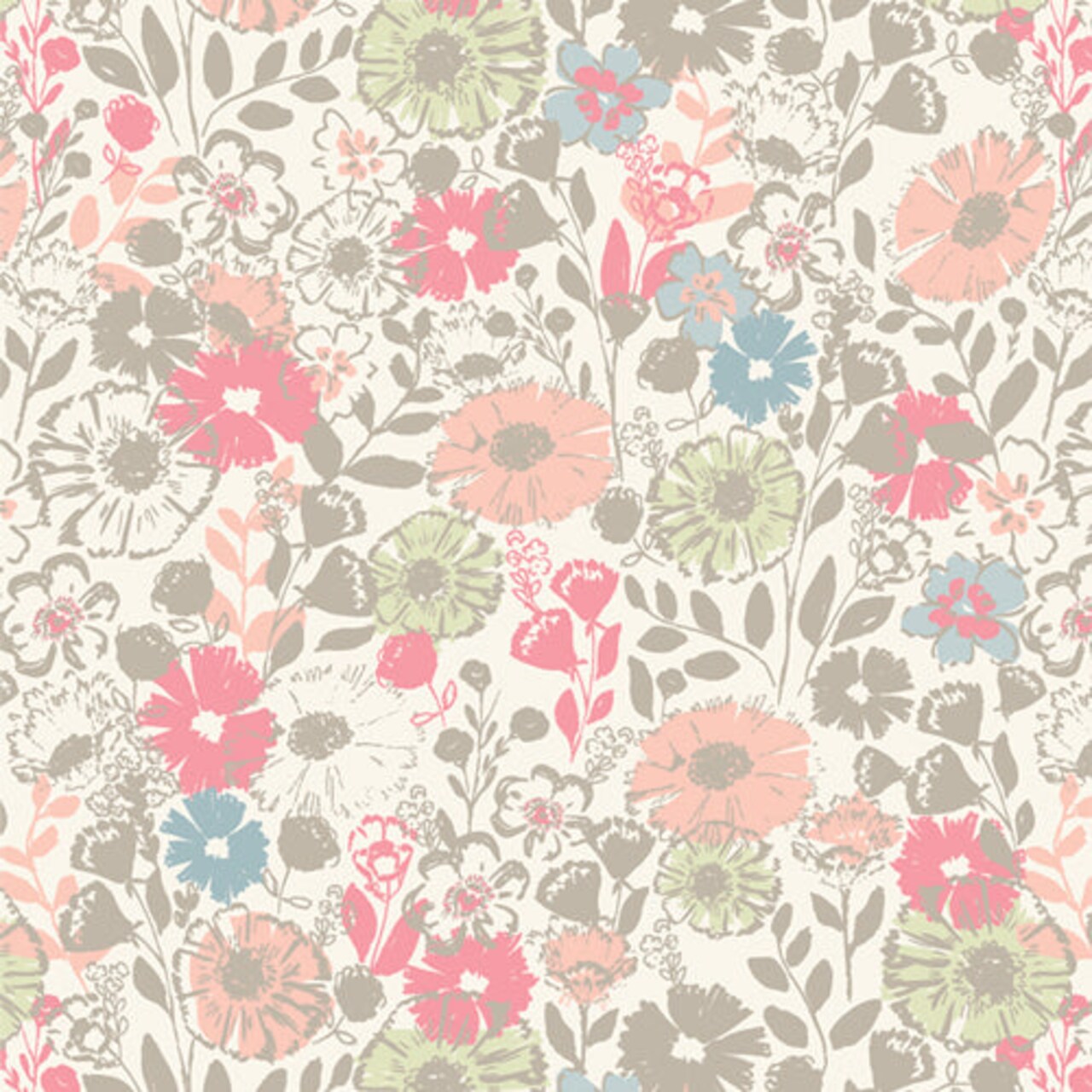 Fabric Art Gallery Le Printemps Mademoiselle by the Quarter Yard MMS97907